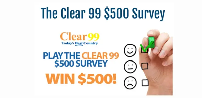 clear 99 500 $ survey