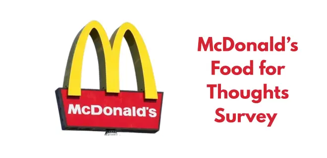 McDonald’s free fries reward from survey